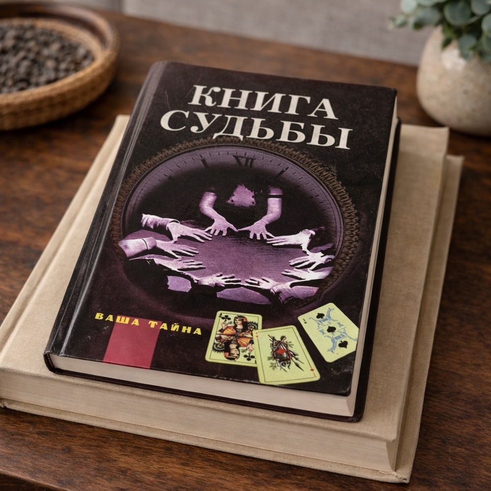 Russian Divination Book “Kniga Sudby” Fortune Telling Tarot Palmistry 1999 HC